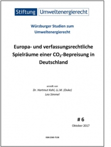 Europa- und verfassungsrechtliche Spielräume einer CO2-Bepreisung in Deutschland