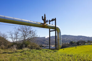 Leitung eines geothermischen Kraftwerks