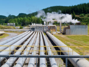 Geothermie benötigt mehrere Leitungen.